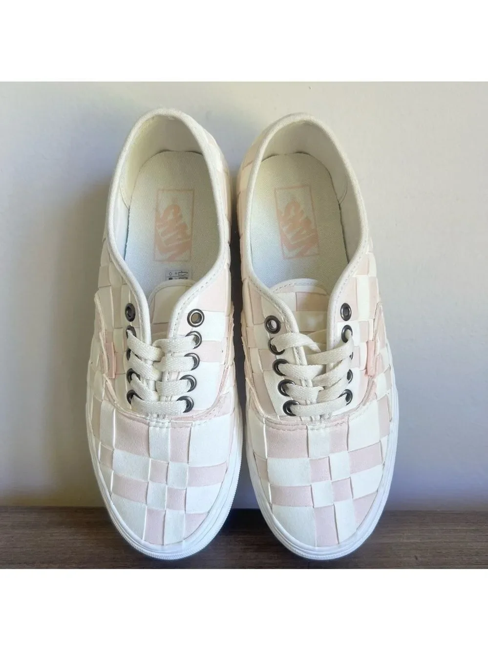 Vans NEW Women's Authentic Woven Check Stackform Ox Shoe Size 8 #237